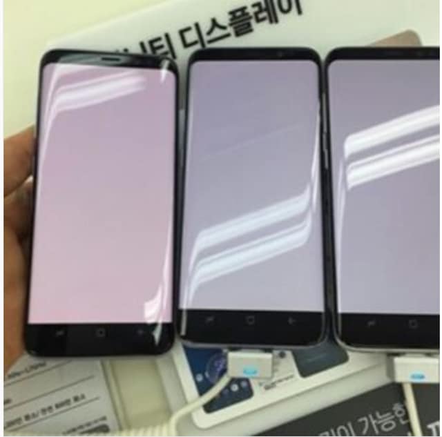 This Instagram upload shows the red tint issue on the new Samsung Galaxy S8. 