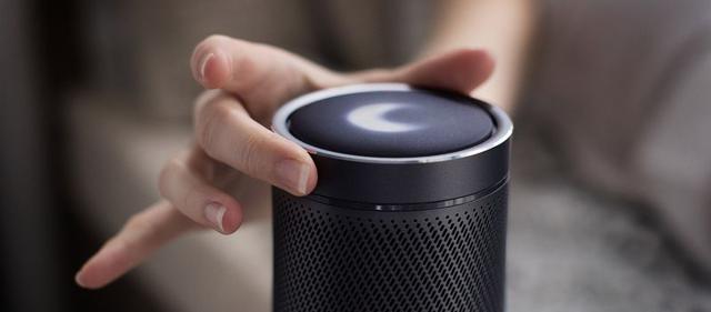 The picture shows Harman Kardon speakers powered with Microsoft's digital assistant Cortana. The picture shows Harman Kardon speakers powered with Microsoft's digital assistant Cortana.