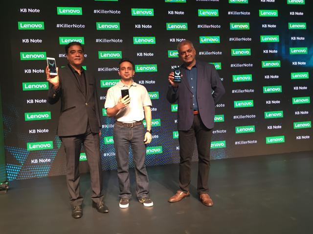 The Lenovo K8 Note is also the first budget Lenovo smartphone to feature a dual-rear camera. The Lenovo K8 Note is also the first budget Lenovo smartphone to feature a dual-rear camera.