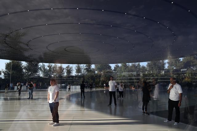 The new headquarters' features include a fitness centre, foot paths, research labs and even an orchard. The new headquarters' features include a fitness centre, foot paths, research labs and even an orchard.