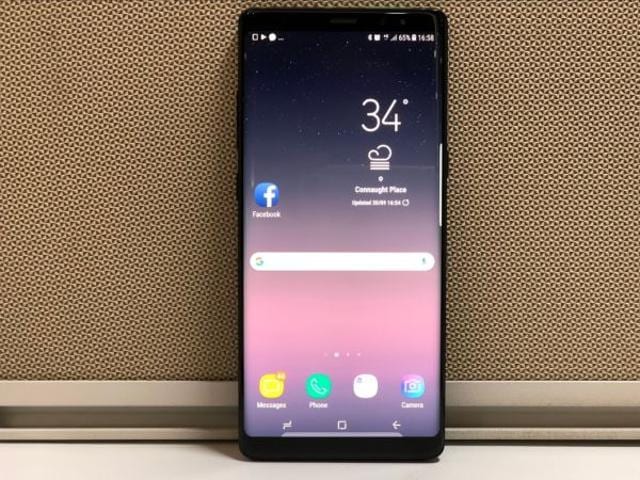 The display on the Samsung Galaxy Note 8 is impressive. The display on the Samsung Galaxy Note 8 is impressive.