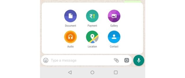 A preview of WhatsApp's payment feature A preview of WhatsApp's payment feature