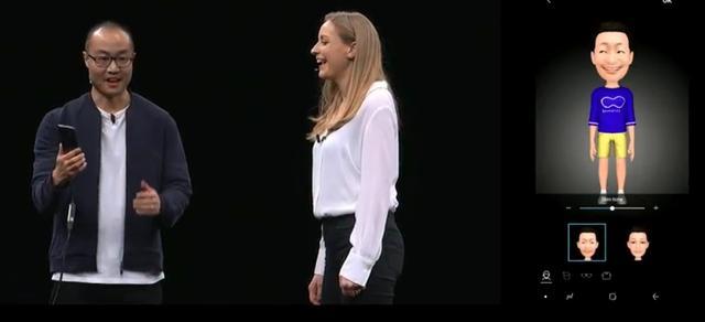 Samsung's AR Emojis. Samsung's AR Emojis.