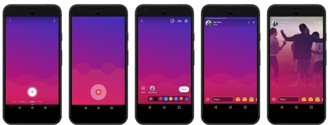 Preview of Facebook's new voice post feature Preview of Facebook's new voice post feature