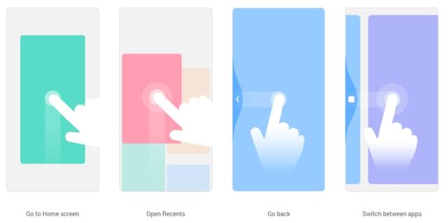 Here are the new gesture features on MIUI 10. Here are the new gesture features on MIUI 10.