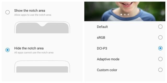 OxygenOS lets you customise the notch display. OxygenOS lets you customise the notch display.
