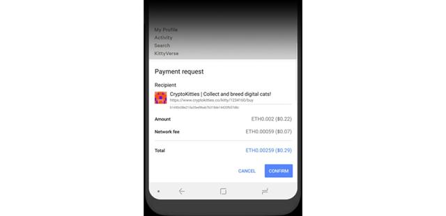 You can use the wallet to make crypto payments to merchants, friends, and apps You can use the wallet to make crypto payments to merchants, friends, and apps