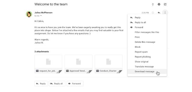 How to download messages on Gmail. How to download messages on Gmail.