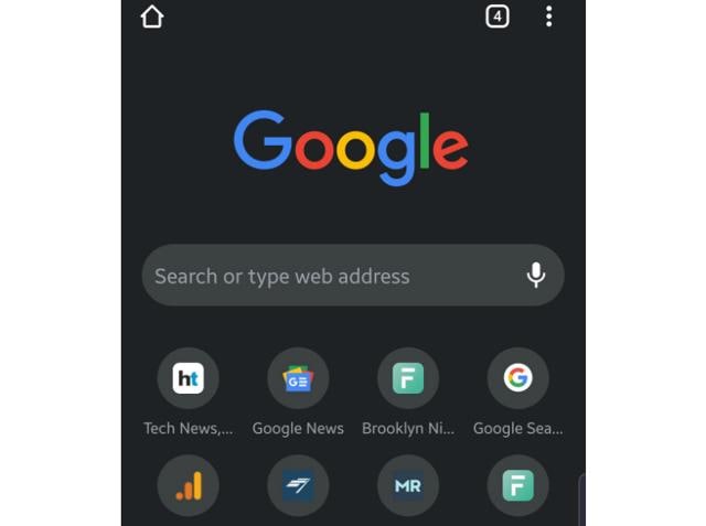 Dark mode on Google Chrome for Android. Dark mode on Google Chrome for Android.