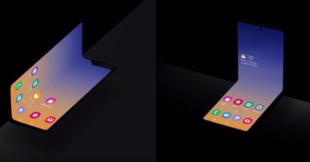 Samsung Galaxy Fold (L) vs Samsung's new folding phone (R) Samsung Galaxy Fold (L) vs Samsung's new folding phone (R)