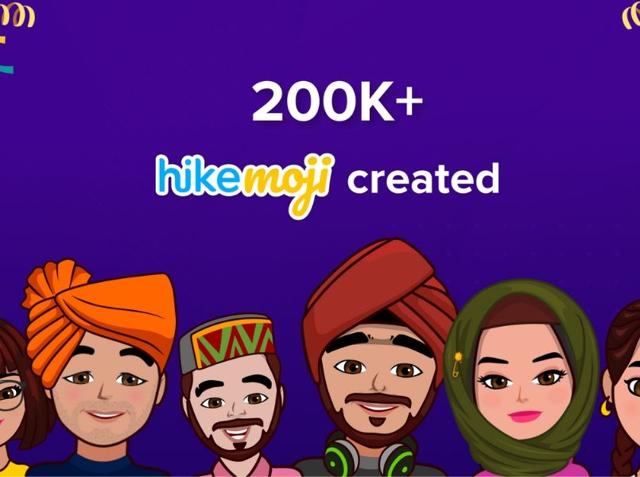 Over 200,000 HikeMojis have been created. Over 200,000 HikeMojis have been created.