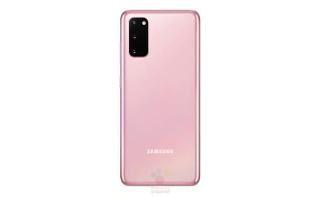 Samsung's Cloud Pink colour variant for Galaxy S20 leaks Samsung's Cloud Pink colour variant for Galaxy S20 leaks