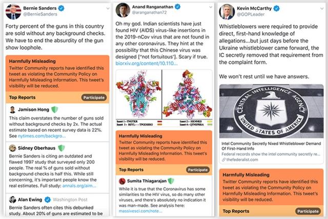 New Twitter feature to tackle fake news and misleading information. New Twitter feature to tackle fake news and misleading information.