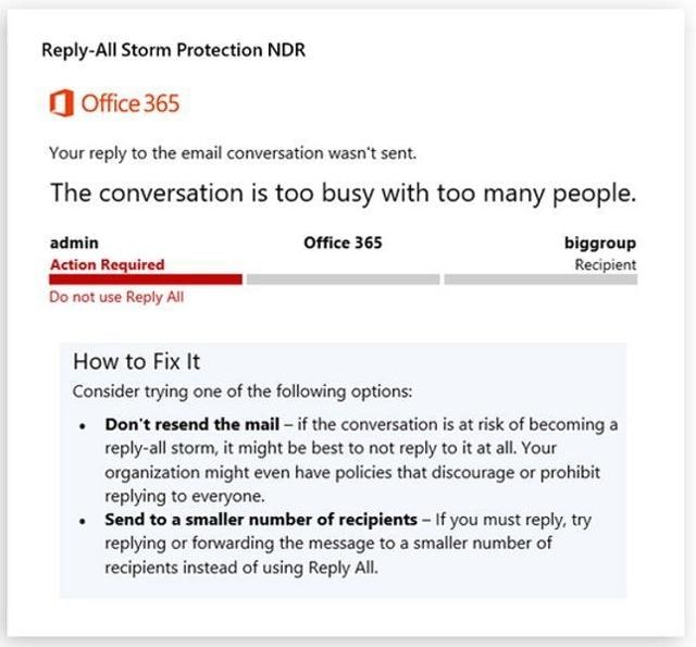 Reply-All Storm alert. Reply-All Storm alert.