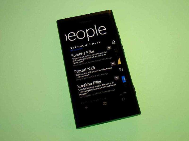 The 'People' app is why everyone digs for Windows Phone. It populates with updates from all your contacts on Facebook, Twitter and Windows Live. Looks immensely beautiful. The 'People' app is why everyone digs for Windows Phone. It populates with updates from all your contacts on Facebook, Twitter and Windows Live. Looks immensely beautiful.