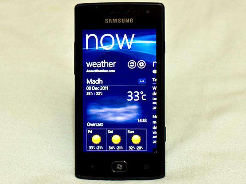 The weather app. Beautiful, but not much useful. The weather app. Beautiful, but not much useful.