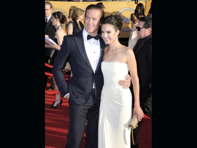 Armie Hammer and Elizabeth Chambers look great together. Armie Hammer and Elizabeth Chambers look great together.