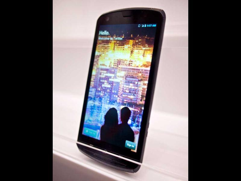 A waterproof quad-core smartphone with a 13.1MP camera and fingerprint sensor: Despite not having an official name for its flagship quad-core device, Fujitsu has been busy showing off its waterproof prototype smartphone. PHOTO CREDIT: AFP PHOTO/Fujitsu A waterproof quad-core smartphone with a 13.1MP camera and fingerprint sensor: Despite not having an official name for its flagship quad-core device, Fujitsu has been busy showing off its waterproof prototype smartphone. PHOTO CREDIT: AFP PHOTO/Fujitsu