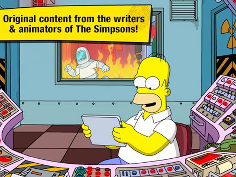 This application is themed around the popular long-running cartoon ‘The Simpsons.' Tthis app challenges players to rebuild Homer's home town of Springfield. Photo: AFP This application is themed around the popular long-running cartoon ‘The Simpsons.' Tthis app challenges players to rebuild Homer's home town of Springfield. Photo: AFP