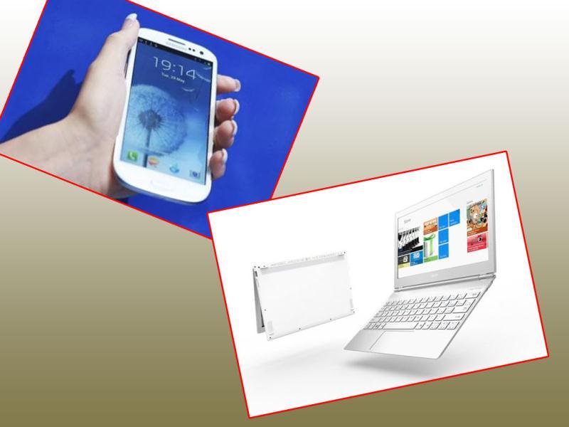 From Samsung's flagship smartphone Galaxy S III to Acer's latest ultrabooks, many new tech products were released recently. Check out the latest entrants in the market. From Samsung's flagship smartphone Galaxy S III to Acer's latest ultrabooks, many new tech products were released recently. Check out the latest entrants in the market.