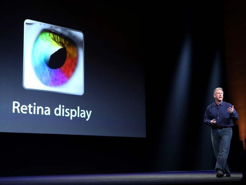 Apple Senior Vice President of Worldwide Marketing Phil Schiller announces the new 13inch Macbook Pro with a Retian Display during Apple's special event at the California Theatre in San Jose, California. AFP Photo/Kimihiro Hoshino Apple Senior Vice President of Worldwide Marketing Phil Schiller announces the new 13inch Macbook Pro with a Retian Display during Apple's special event at the California Theatre in San Jose, California. AFP Photo/Kimihiro Hoshino