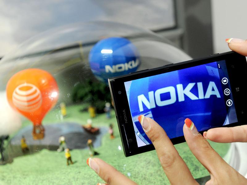 The Nokia Lumia 1020 smartphone is displayed during an announcement event in New York. Photo: Diane Bondareff/Invision for Nokia/AP The Nokia Lumia 1020 smartphone is displayed during an announcement event in New York. Photo: Diane Bondareff/Invision for Nokia/AP