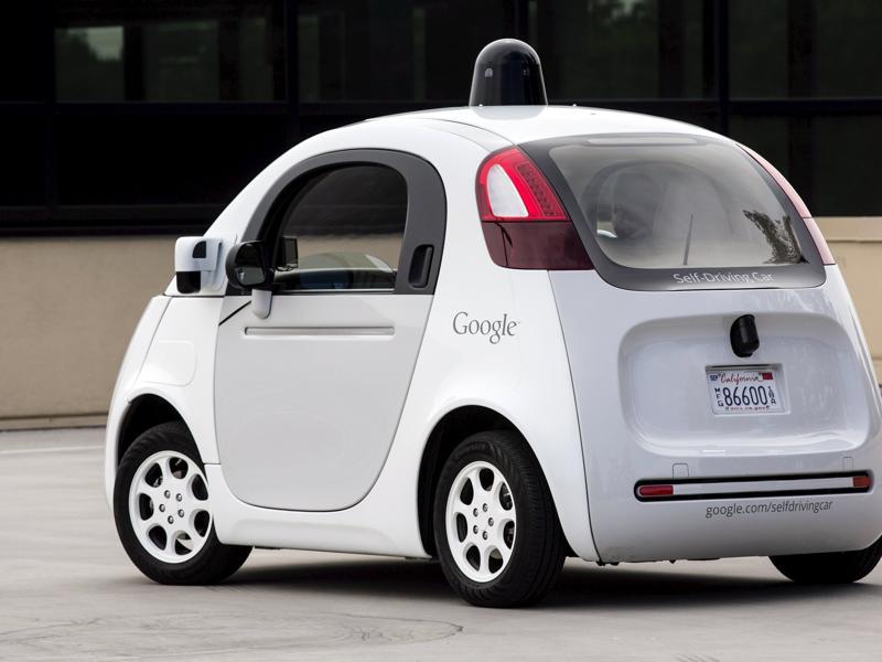 Jouralists got to test-drive (test-ride?) these autonomous vehicle prototypes on Google’s Mountain View Campus on September 29. (REUTERS) Jouralists got to test-drive (test-ride?) these autonomous vehicle prototypes on Google’s Mountain View Campus on September 29. (REUTERS)