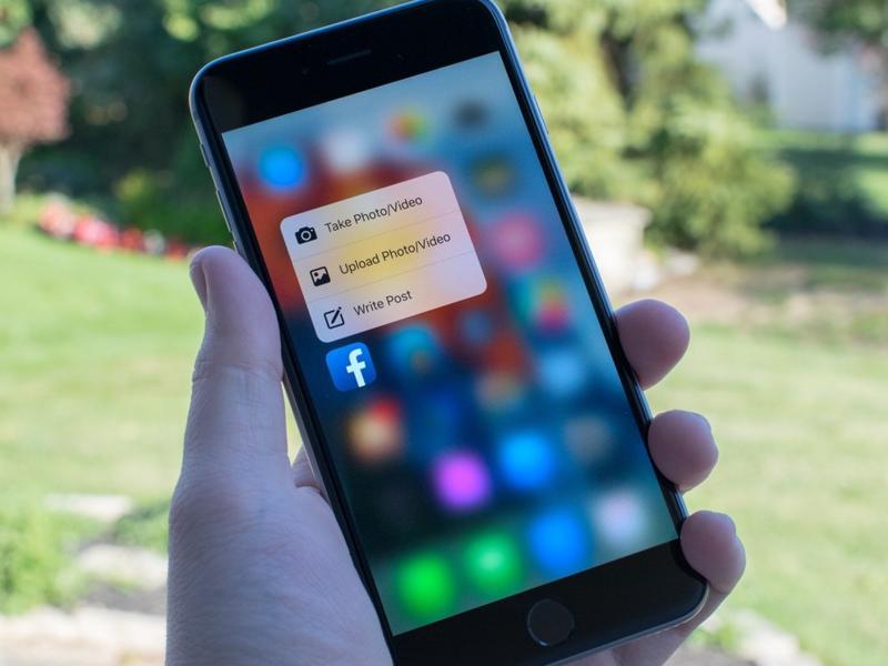 Facebook S New Ios App Will Let New Iphone Users Make Most Of 3d Touch