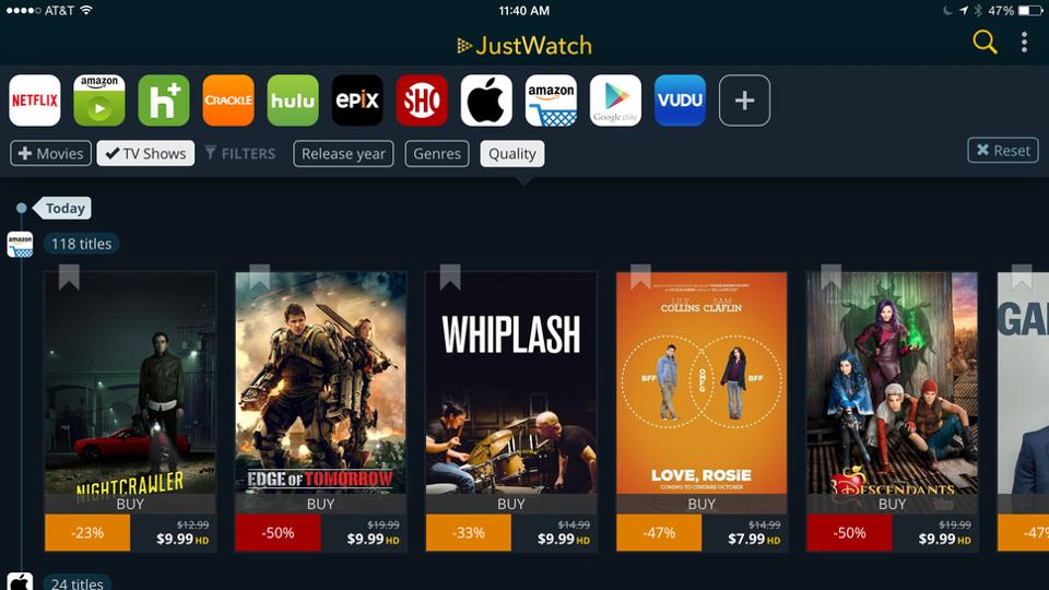 With more Indian millennials aggressively migrating to video-on-demand (VOD) platforms to watch premium content, JustWatch -- a Berlin based start-up -- offers a search engine to help viewers find where to legally watch their favourite movies and television series online.