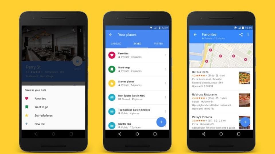 Google has launched a new feature on its Maps platform that allows users to create and share lists of their favourite places with friends and family.