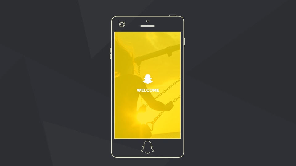 A design mockup of Snapchat’s rumored smartphone.