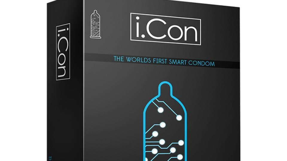 The i.Con is actually a ‘smart’ ring that fits over a standard dumb condom and tracks your sexual activity.