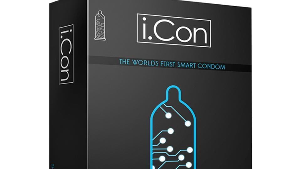 The i.Con is actually a ‘smart’ ring that fits over a standard dumb condom and tracks your sexual activity. The i.Con is actually a ‘smart’ ring that fits over a standard dumb condom and tracks your sexual activity.
