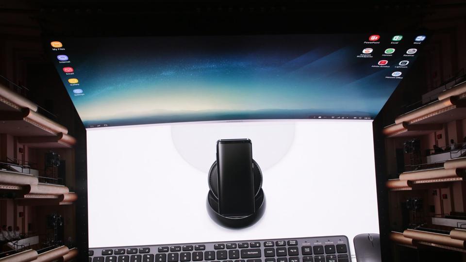 Korean electronics giant Samsung on Thursday launched a new productivity tool named Samsung DeX alongside its flagship Galaxy S8 and S8+ phones that will turn them into a PC.