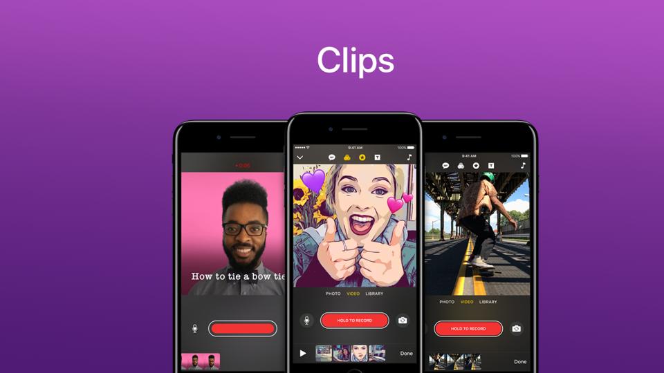 The new video editing app from Apple’s stable, called Clips, is now available for free on the Apple App Store.