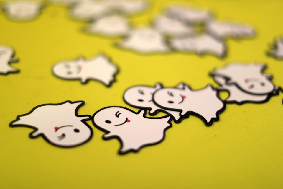 Snapchat’s share of US social network users  is predicted to hit 40.8%. REUTERS/Lucy Nicholson/File Photo