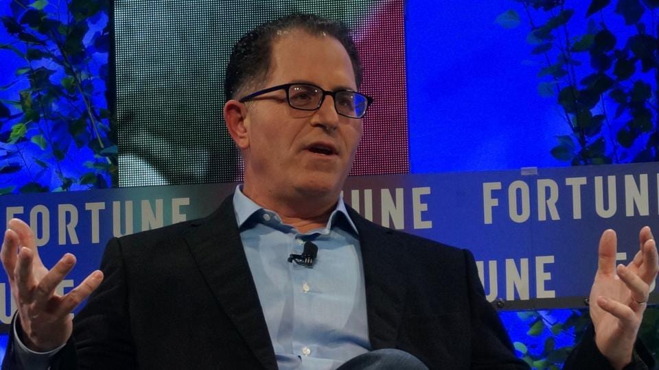 Michael Dell, CEO of Dell Technologies, speaks at the Fortune Brainstorm Tech conference in Aspen, Colorado.