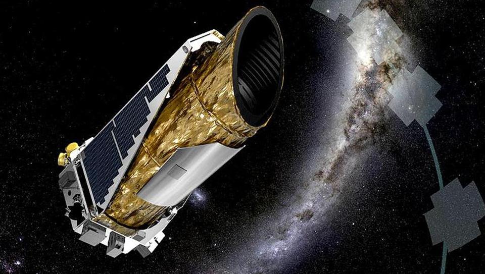 The artistic concept shows NASA's Kepler spacecraft operating in a new mission. (Photo courtesy: NASA)