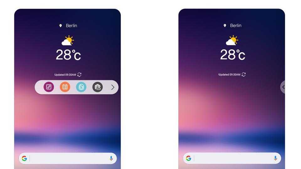 LG V30 will come with a “Floating Bar.” LG V30 will come with a “Floating Bar.”
