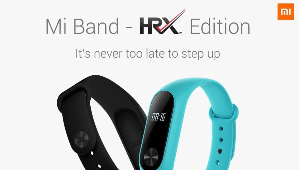 Check out the new HRX Edition of the Mi Band.