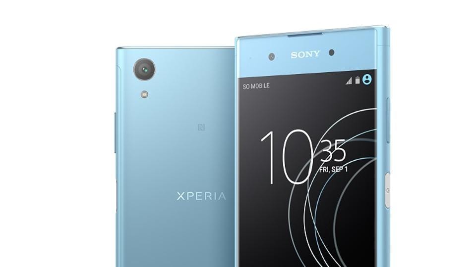 The Sony Xperia is available in black, blue and gold colour options.