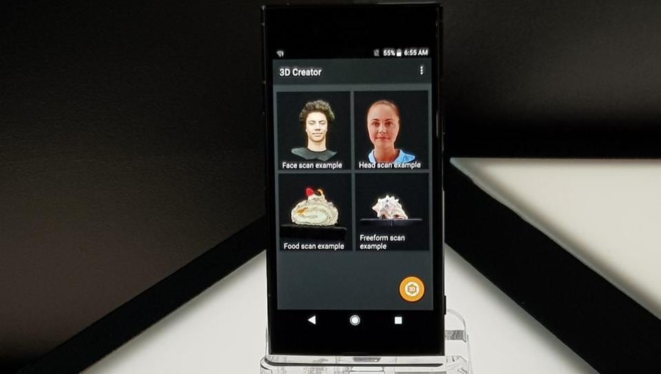 Sony Xperia XZ1 lets you create 3D avatars of anyone and anything.
