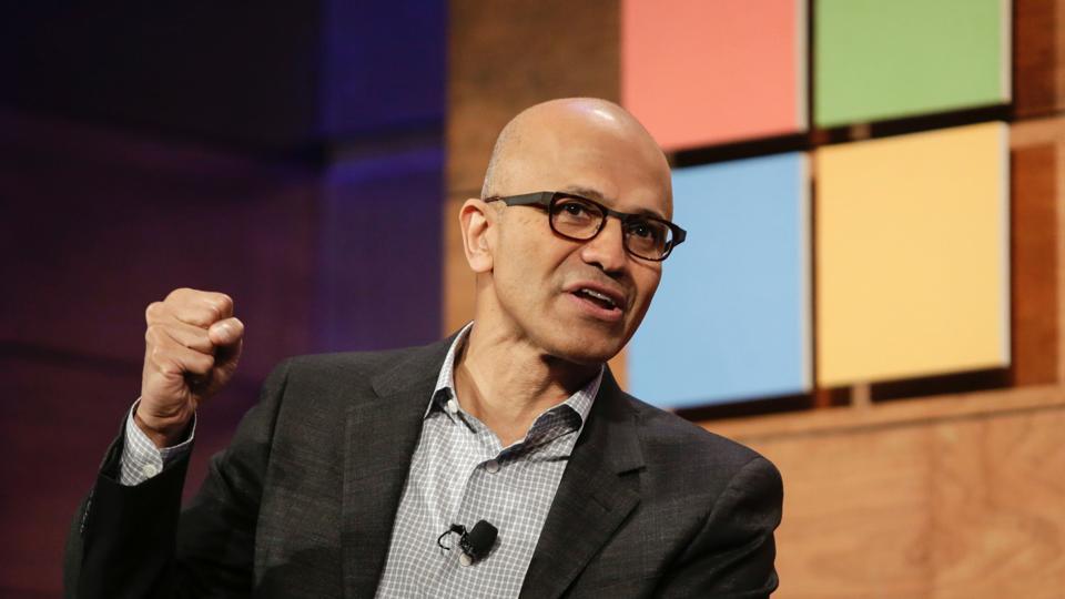 Microsoft CEO Satya Nadella.