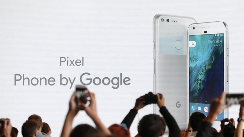 Rick Osterloh, SVP Hardware at Google, introduces the Pixel Phone by Google during the presentation of new Google hardware in San Francisco, California, U.S. October 4, 2016.