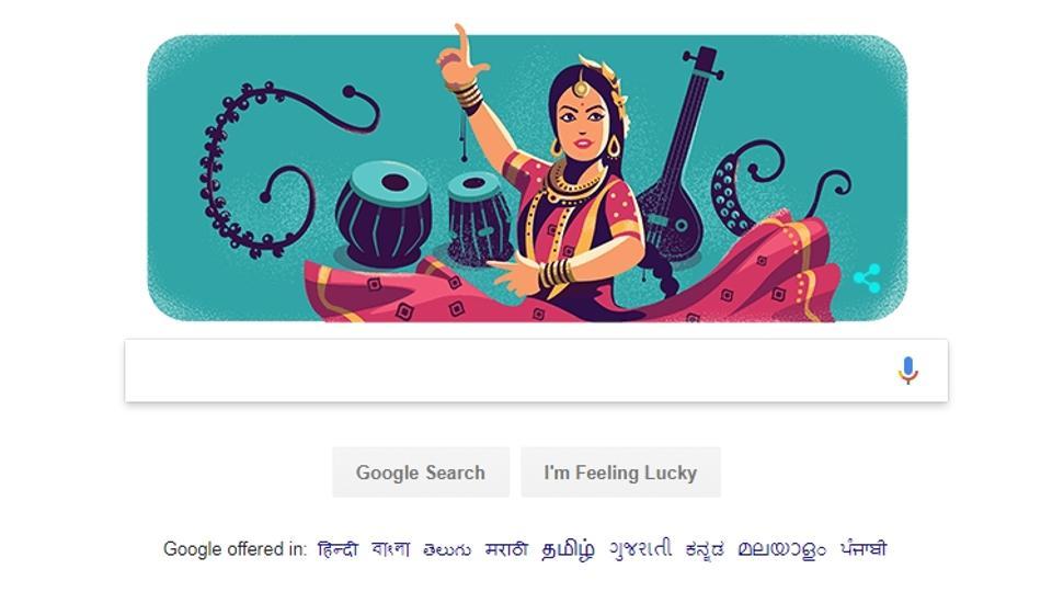 Today’s Google Doodle remembers legendary Kathak dancer Sitara Devi.