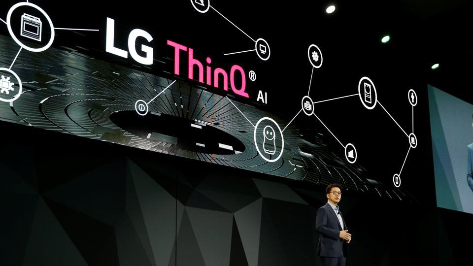 I.P. Park, president and chief technology officer for LG Electronics, talks about LG's ThinQ AI brand of electronics during an LG news conference at the 2018 CES in Las Vegas, Nevada, U.S. January 8, 2018. I.P. Park, president and chief technology officer for LG Electronics, talks about LG's ThinQ AI brand of electronics during an LG news conference at the 2018 CES in Las Vegas, Nevada, U.S. January 8, 2018.