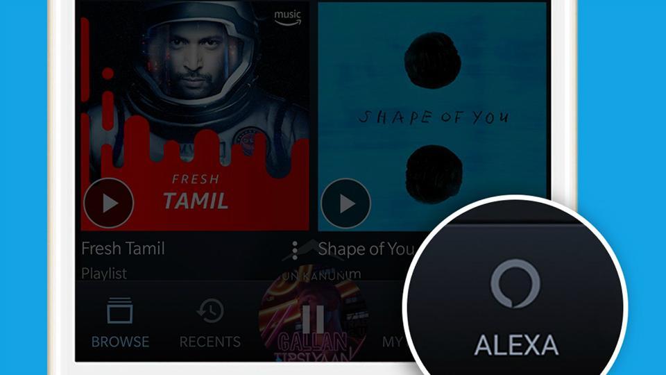 Amazon Prime Music comes with Alexa voice command feature.