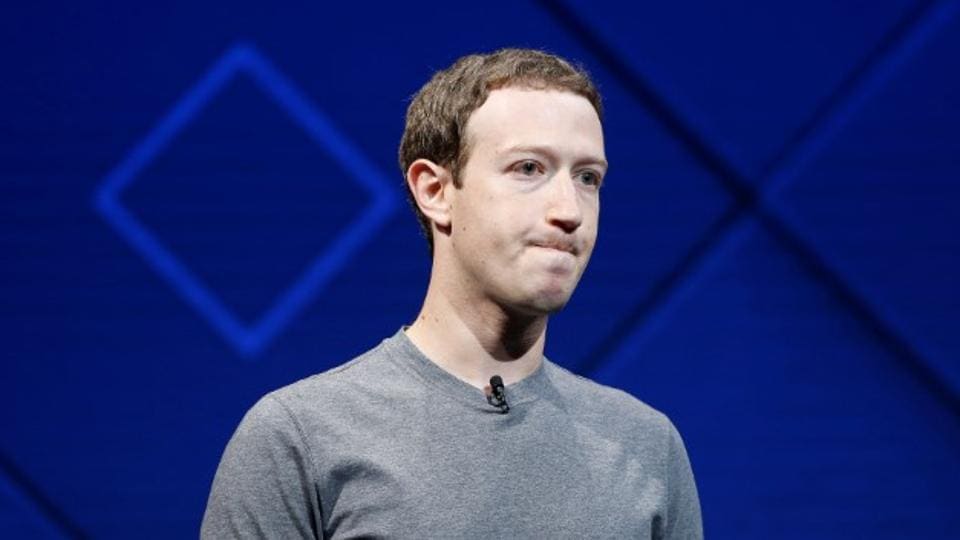 Facebook founder and CEO Mark Zuckerberg speaks on stage during the annual Facebook F8 developers conference in San Jose, California.