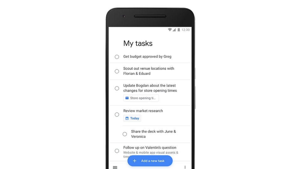 Google Tasks is available for both Android and iOS users.