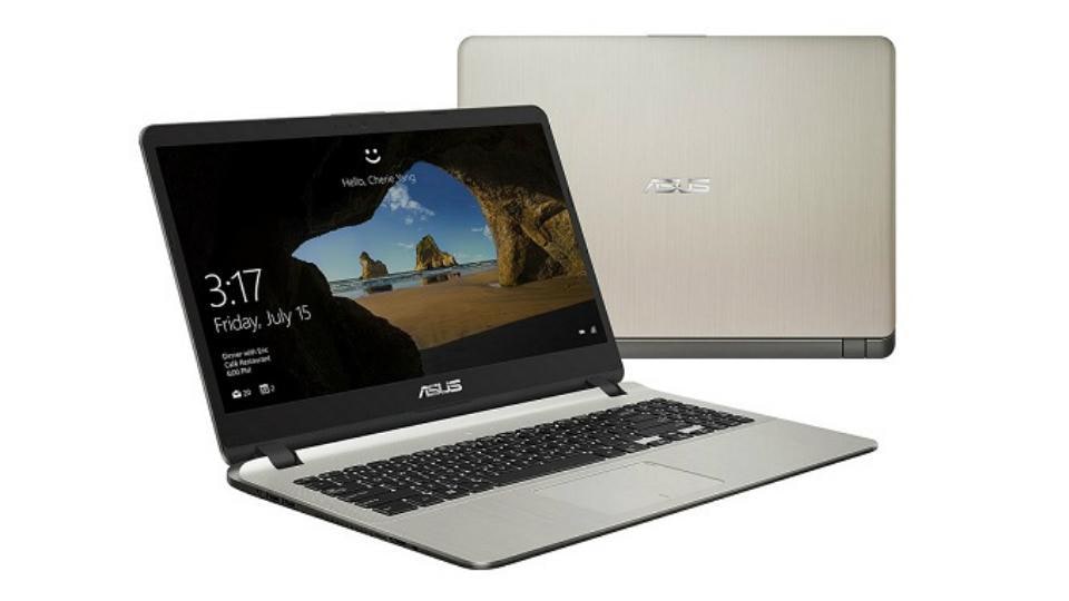 Asus VivoBook X507 laptop features a fingerprint sensor.